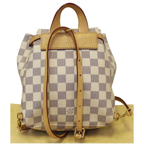 louis vuitton backpack monogram canvas|louis vuitton checkered backpack.